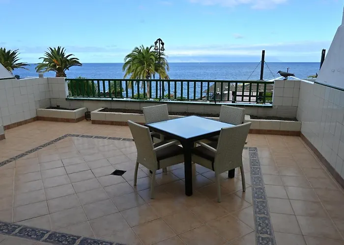 Apartment 1st Line Sea View - Plaza Puerto de Santiago (Tenerife)