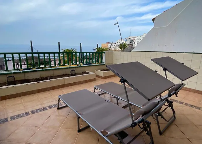 1st Line Sea View - Plaza Puerto de Santiago (Tenerife)